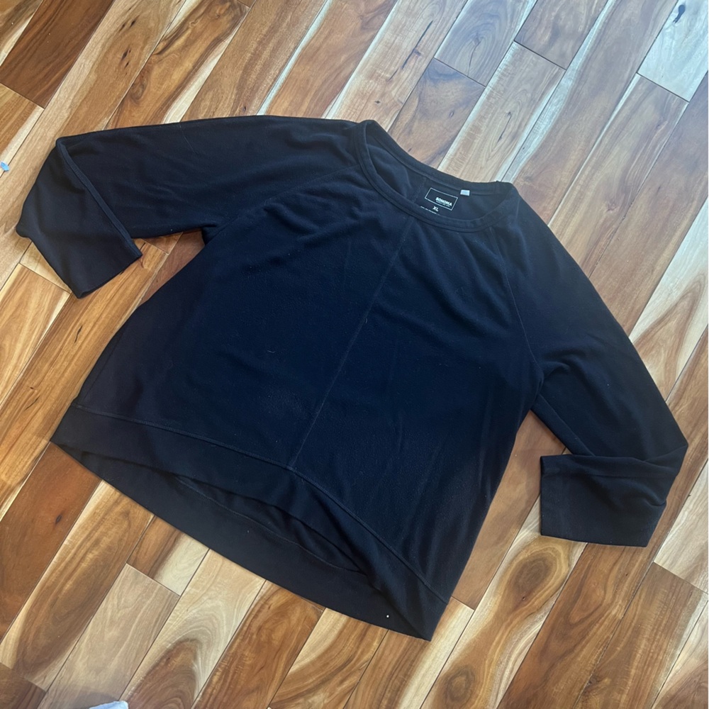 Black Long Sleeve Top